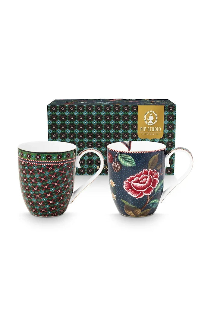 Комплект чаши Pip Studio Berry Blues 450 ml (2 броя)