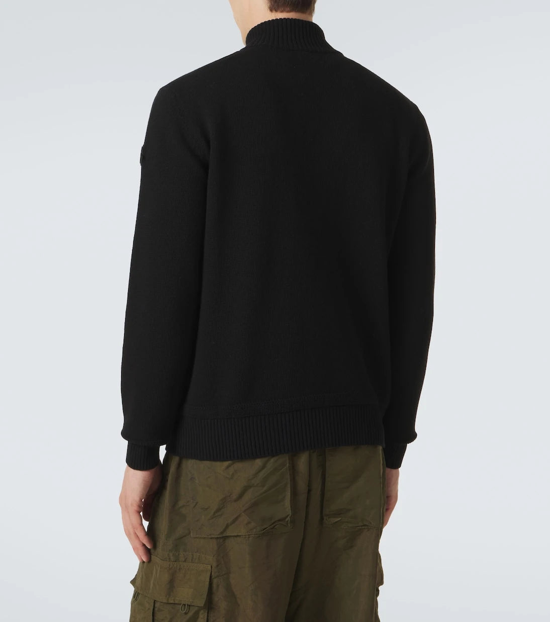 Moncler - Wool and cashmere half-zip sweater