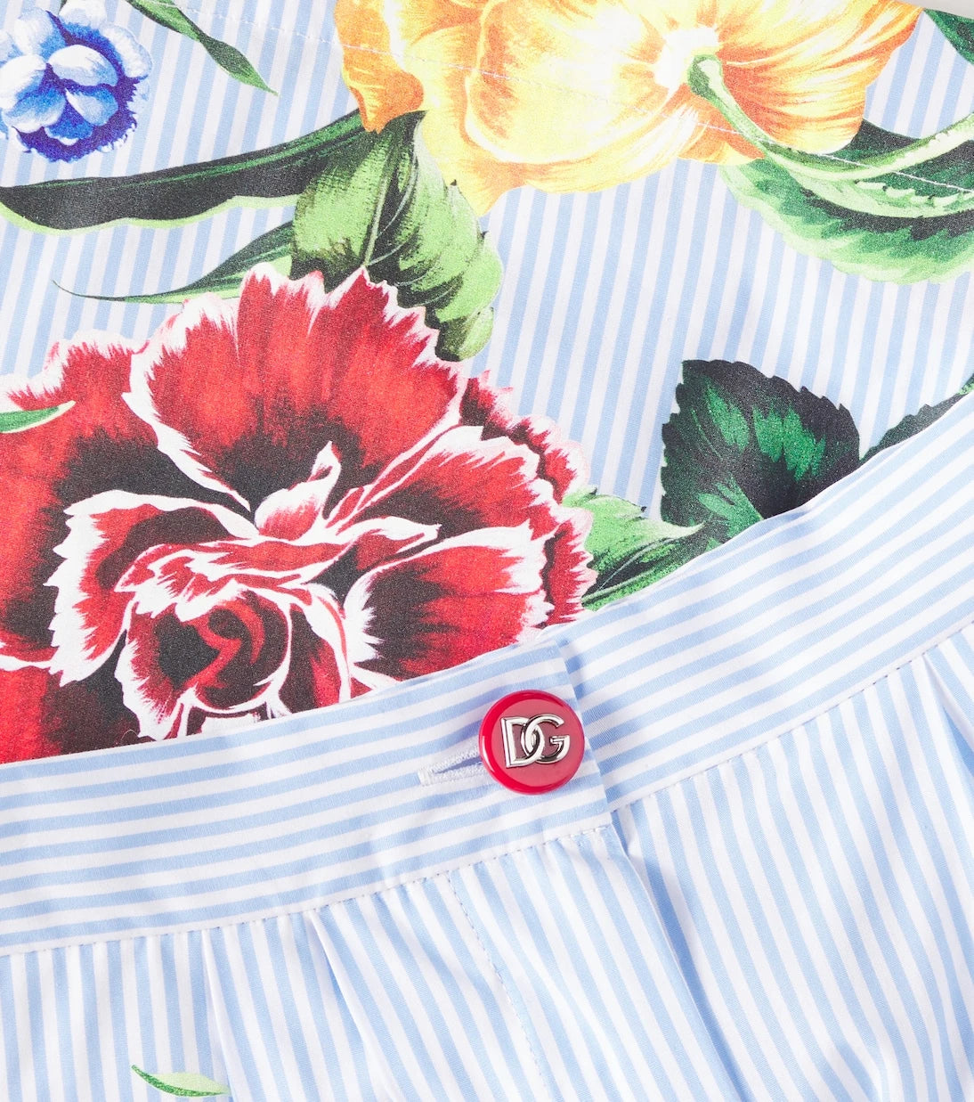 Dolce&Gabbana Kids - Floral cotton shorts