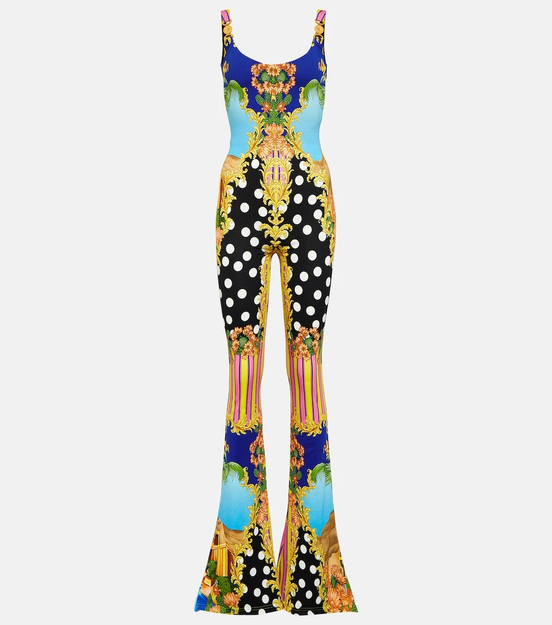 Versace - Medusa Palm Springs flared jumpsuit
