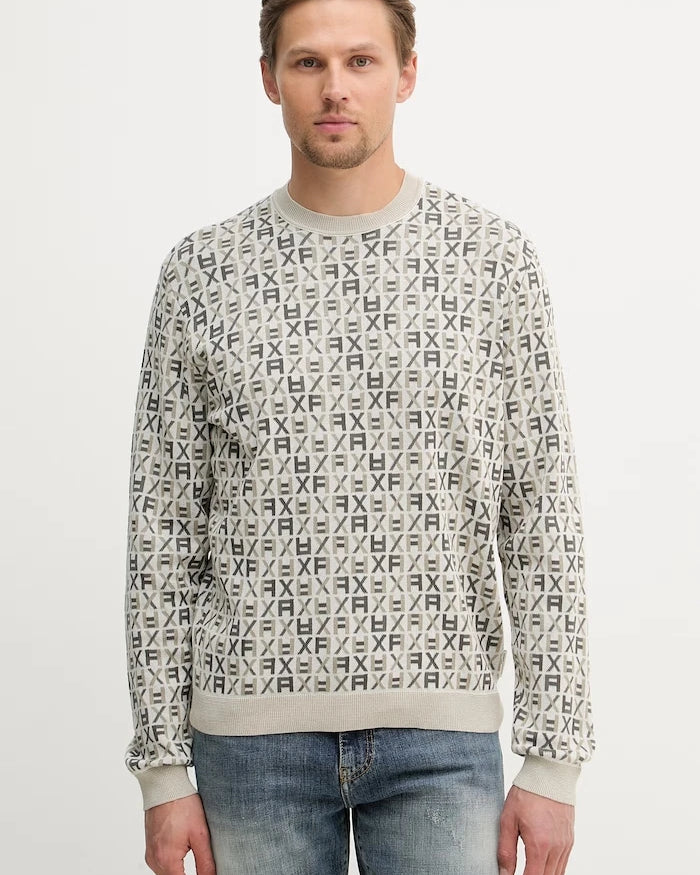 Armani Exchange Erkek Pamuklu Kazak