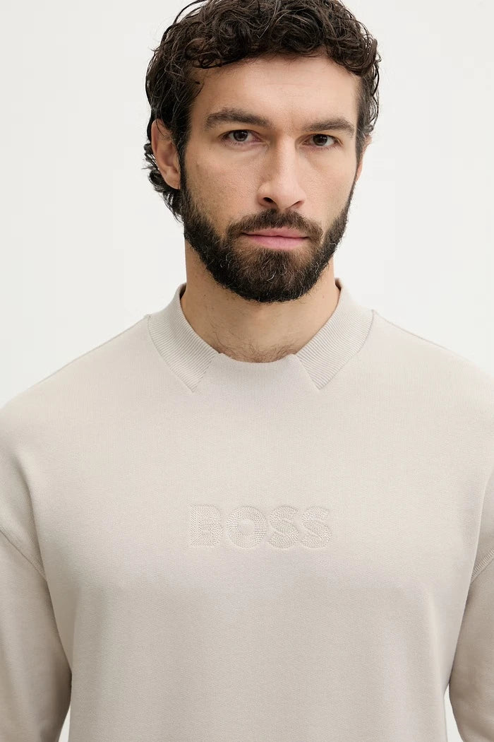 BOSS Erkek Pamuklu Ev Sweatshirtü