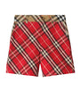 Burberry Kids Cotton Check Shorts (3-12 Years)