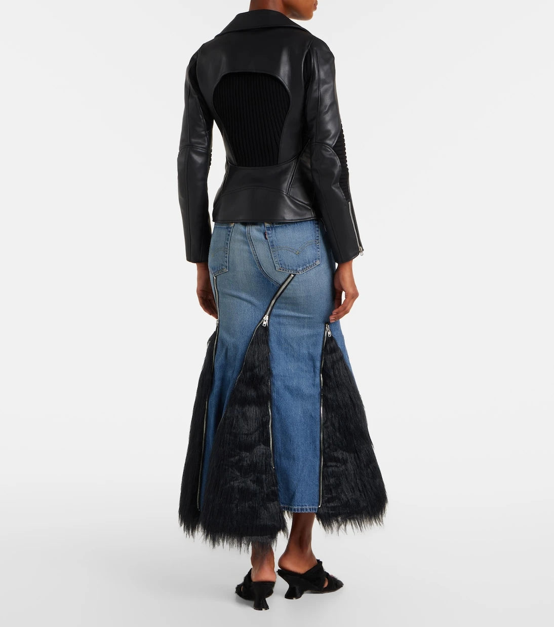 Junya Watanabe - Belted biker jacket