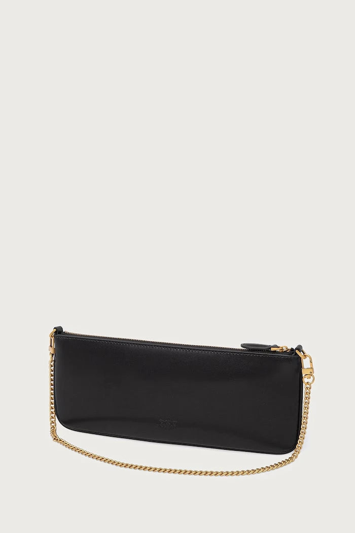 Pembe Pinko deri kadın clutch