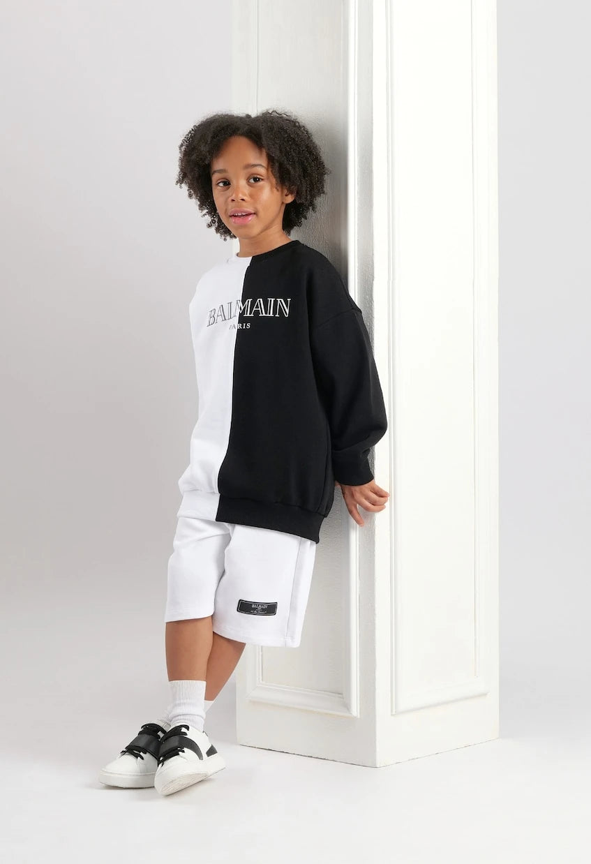 Balmain Kids - سويت شيرت قطني