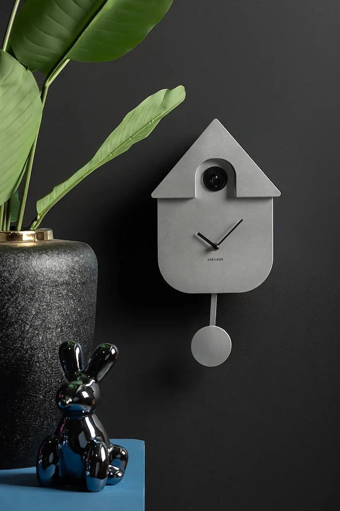 Karlsson Modern Cuckoo Metallic Guguklu Saat