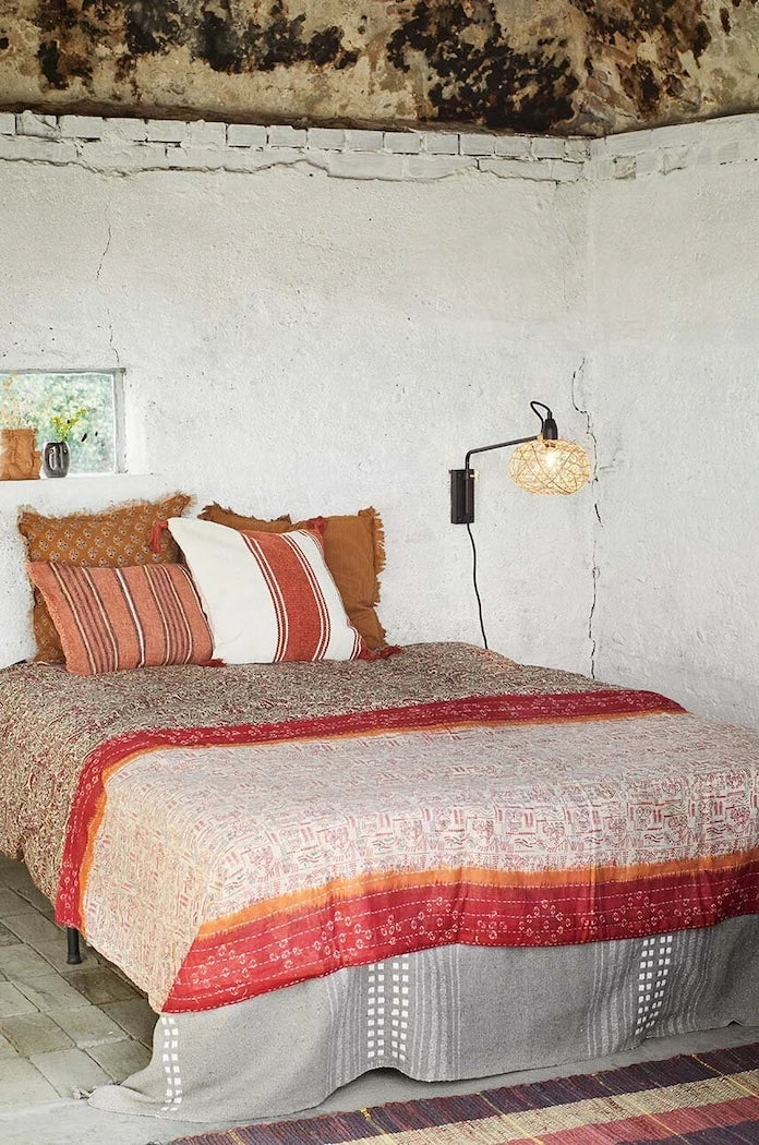 Покривало за легло Madam Stoltz Recycled Kantha