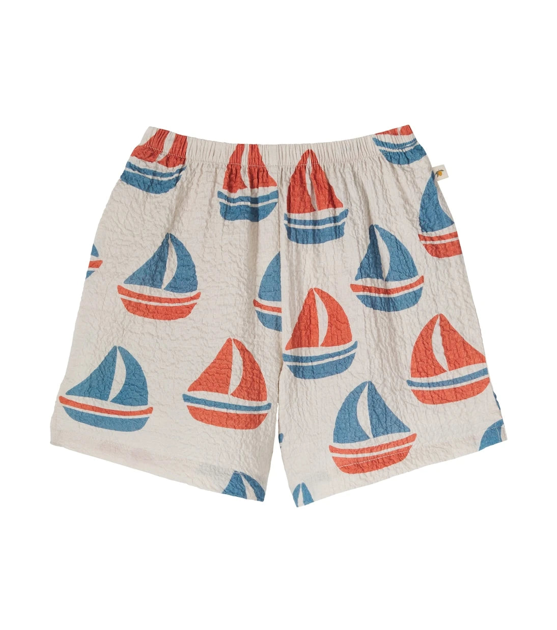 Konges Sløjd - Elliot printed cotton seersucker shorts