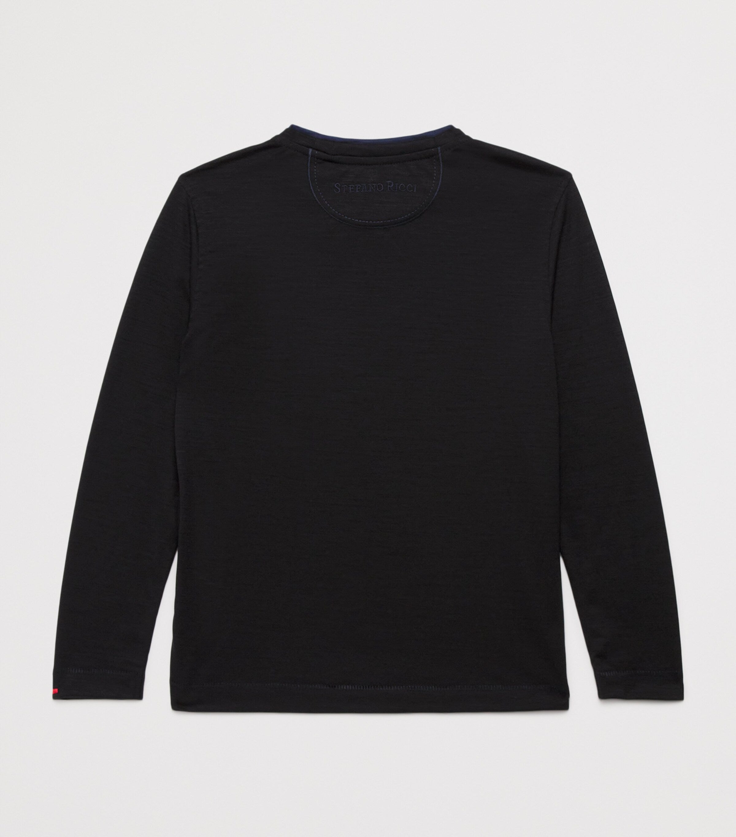 Stefano Ricci Kids Virgin Wool Logo T-Shirt (4-16 Years)