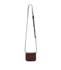 AllSaints Red Small Leather Maeve Cross-Body Card Holder