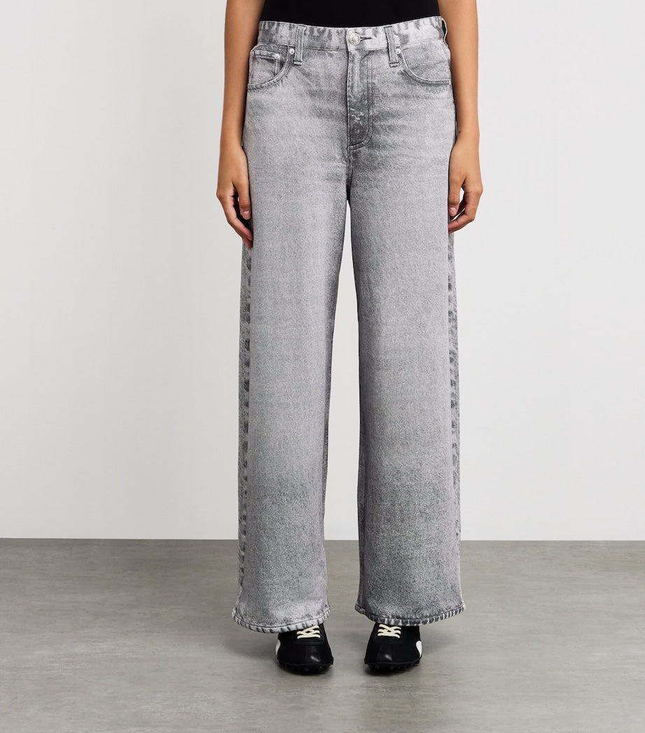Rag & Bone Grey Miramar Sofie Ankle-Length Trousers