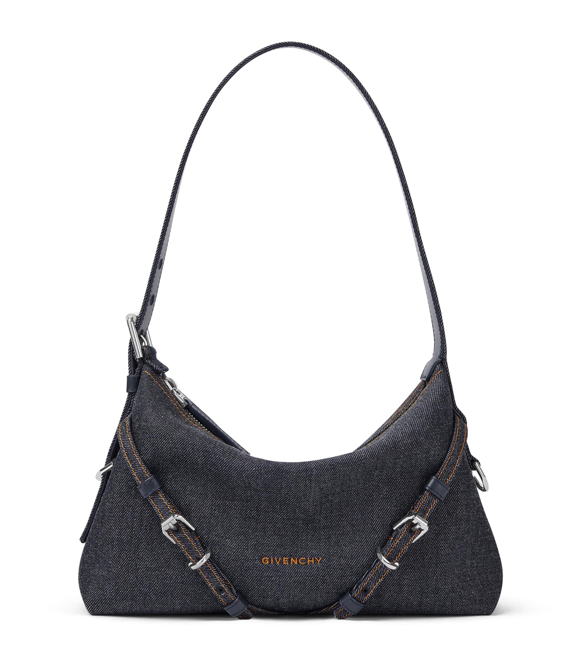 Mini Denim Voyou Shoulder Bag