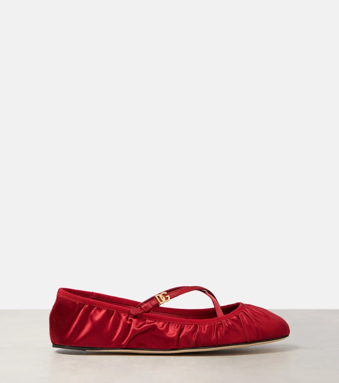 Dolce&Gabbana - DG satin ballet flats