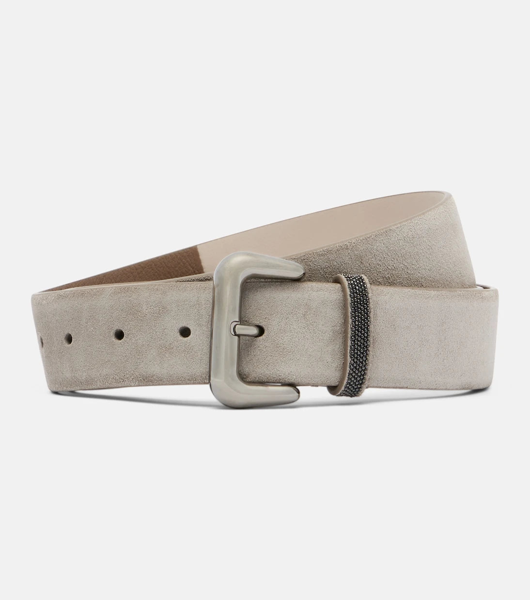 Brunello Cucinelli - Monili suede belt