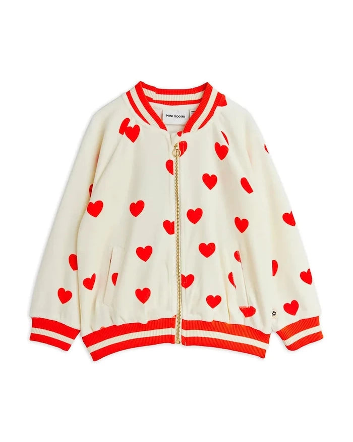 Детски суичър Mini Rodini Hearts