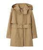 Burberry Kids Cotton Hooded Trench Coat (3-12 Years)