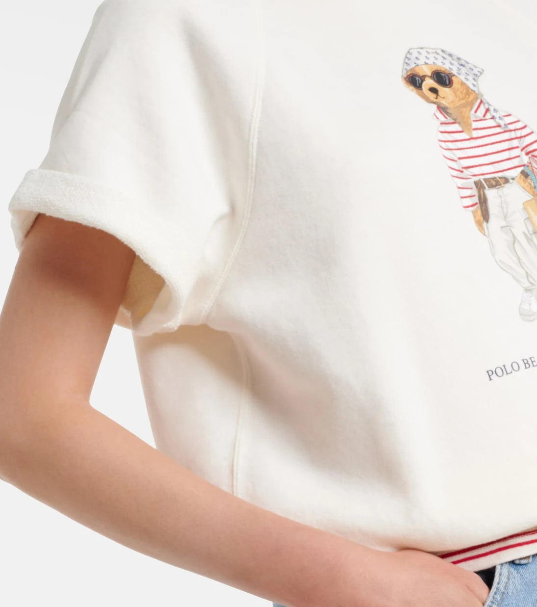 Polo Ralph Lauren - Polo Bear cotton-blend top