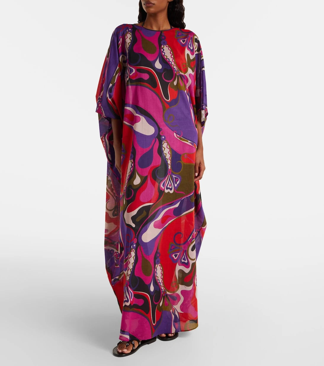 Pucci - Orchidee cotton maxi dress