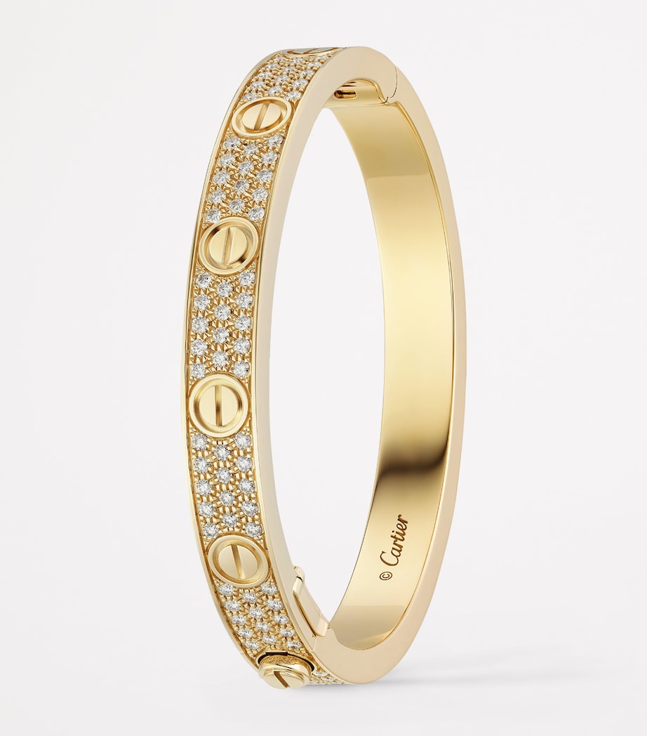 Cartier Yellow Gold and Diamond LOVE Bracelet