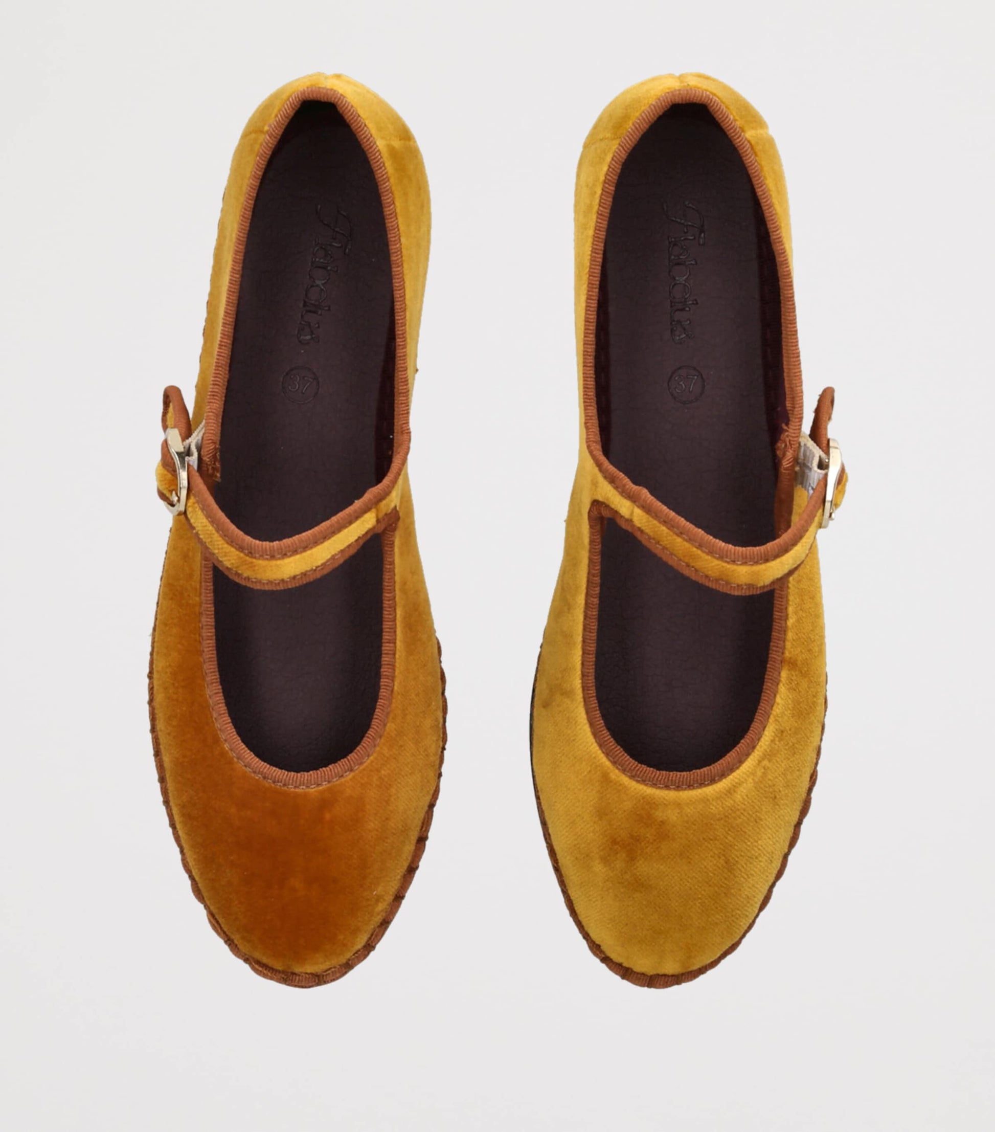 Flabelus Multi Velvet Amaranta Mary Janes