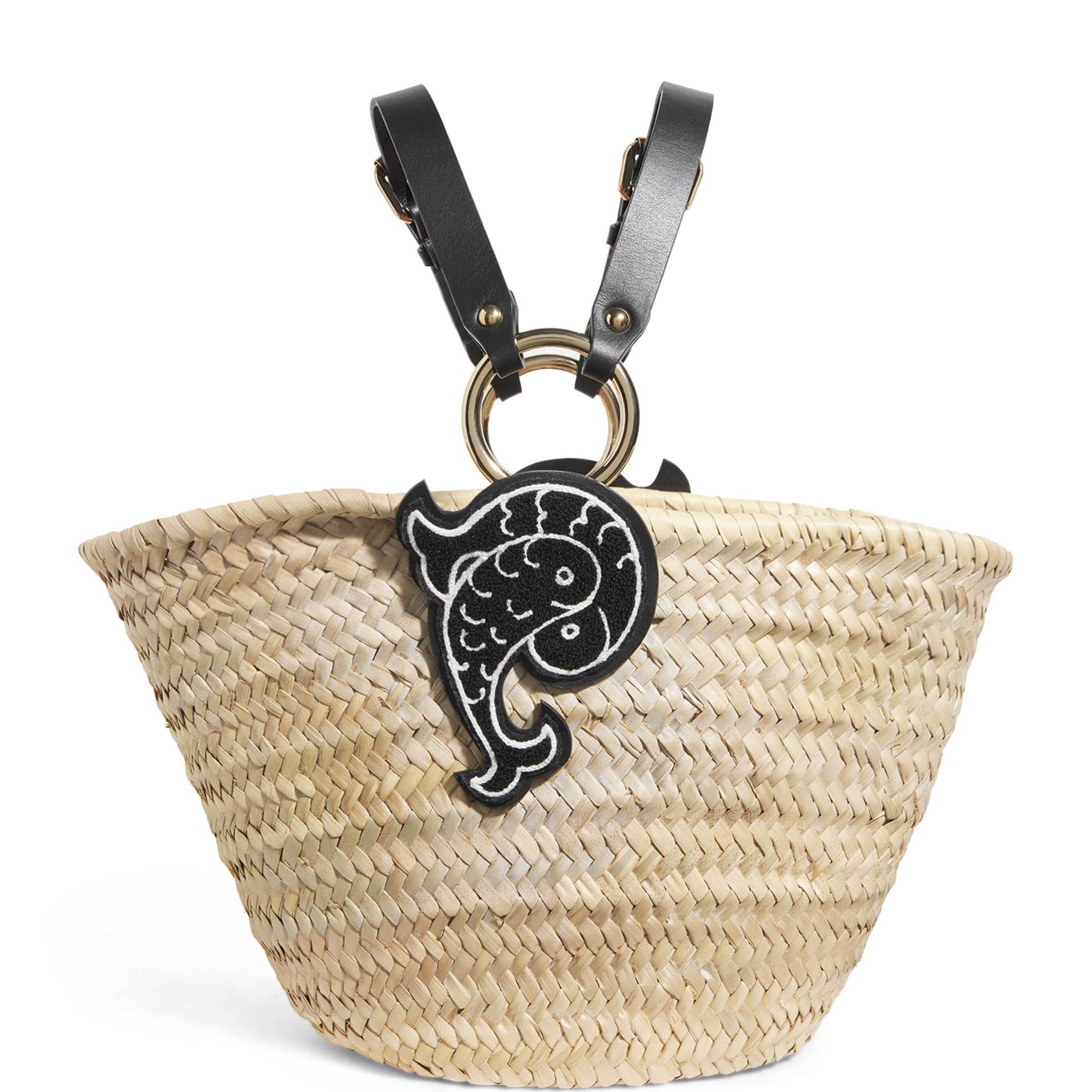 Multi Straw Pesci Basket Bag
