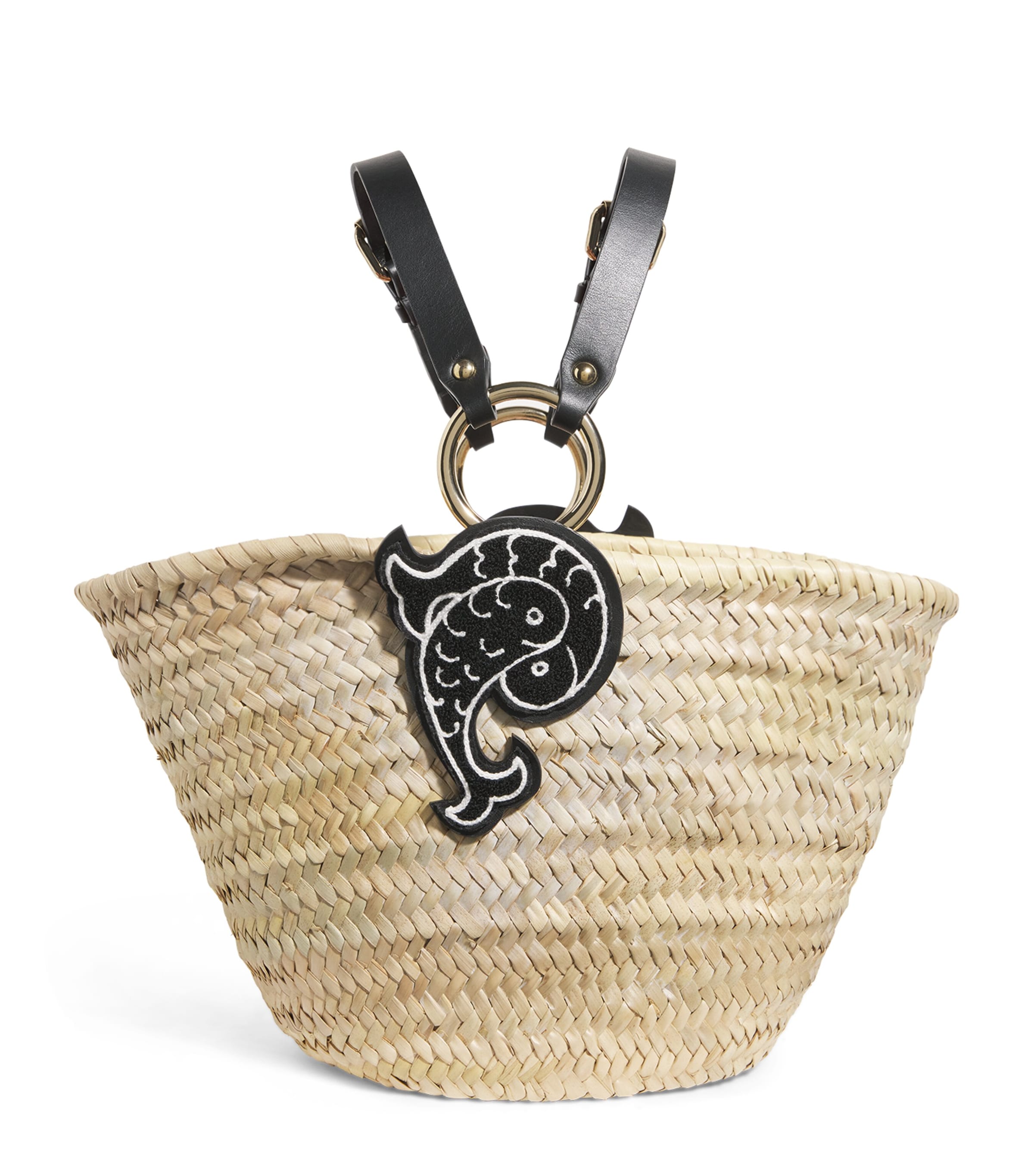 Multi Straw Pesci Basket Bag
