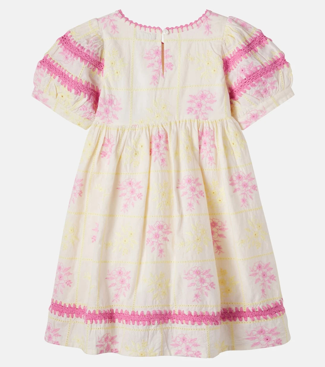 Bebe Organic - Alba floral embroidered cotton dress