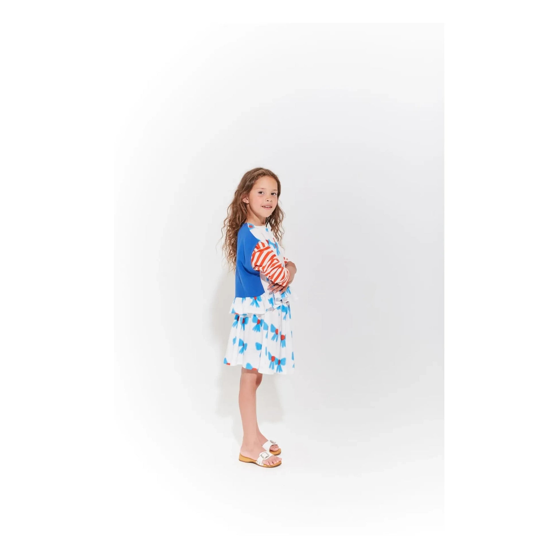 Wynken - Organic Cotton Knot Dress | Ecru
