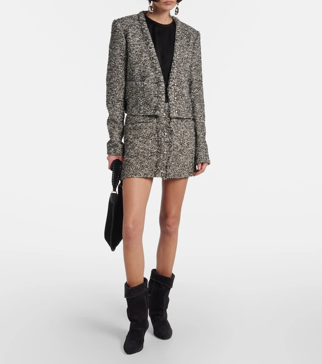 Isabel Marant - Gwendoline cropped tweed blazer