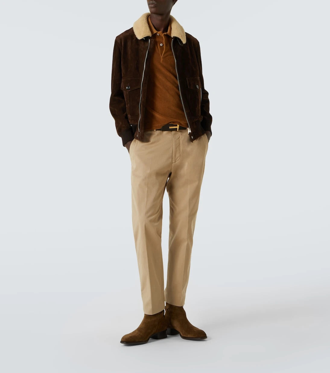 Tom Ford - Cotton-blend terry polo shirt