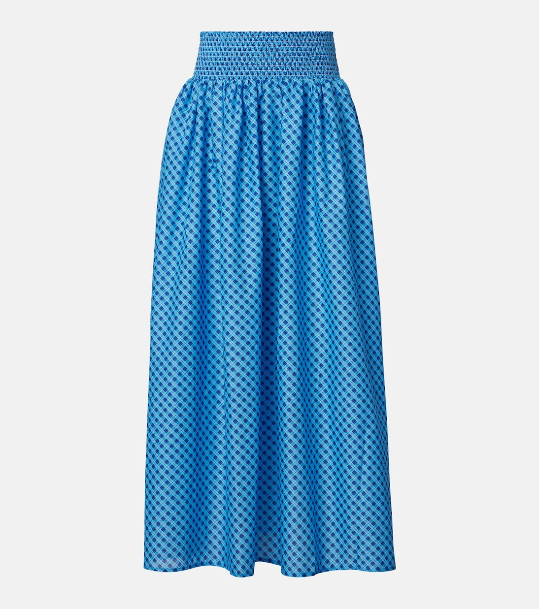 Montce - Millie plaid cotton maxi skirt