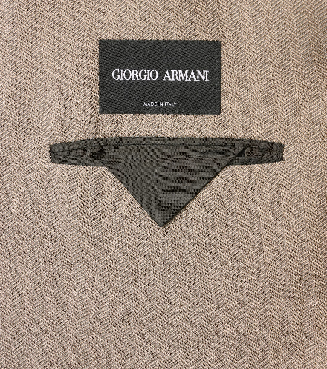 Giorgio Armani - Archivio herringbone blazer