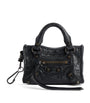 Balenciaga Black Micro Leather Le City Bag Charm