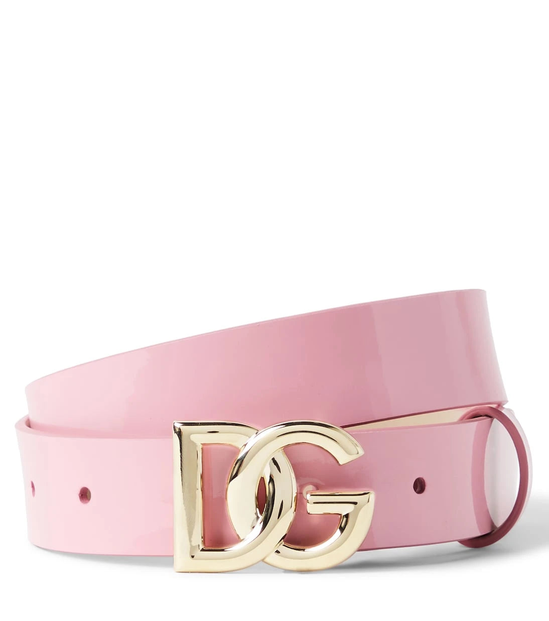 Dolce&Gabbana Kids - DG patent leather belt