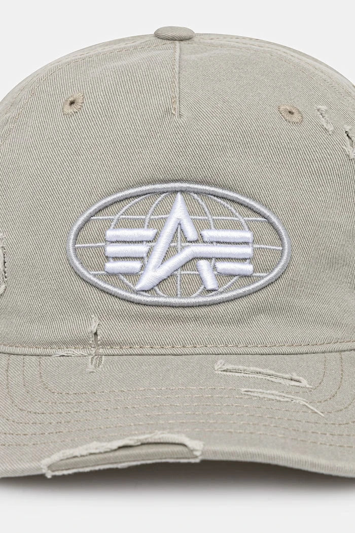 Памучна шапка с козирка Alpha Industries World Acid Cap