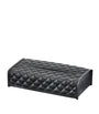 Quilted Leather Rectangle Tissue Box