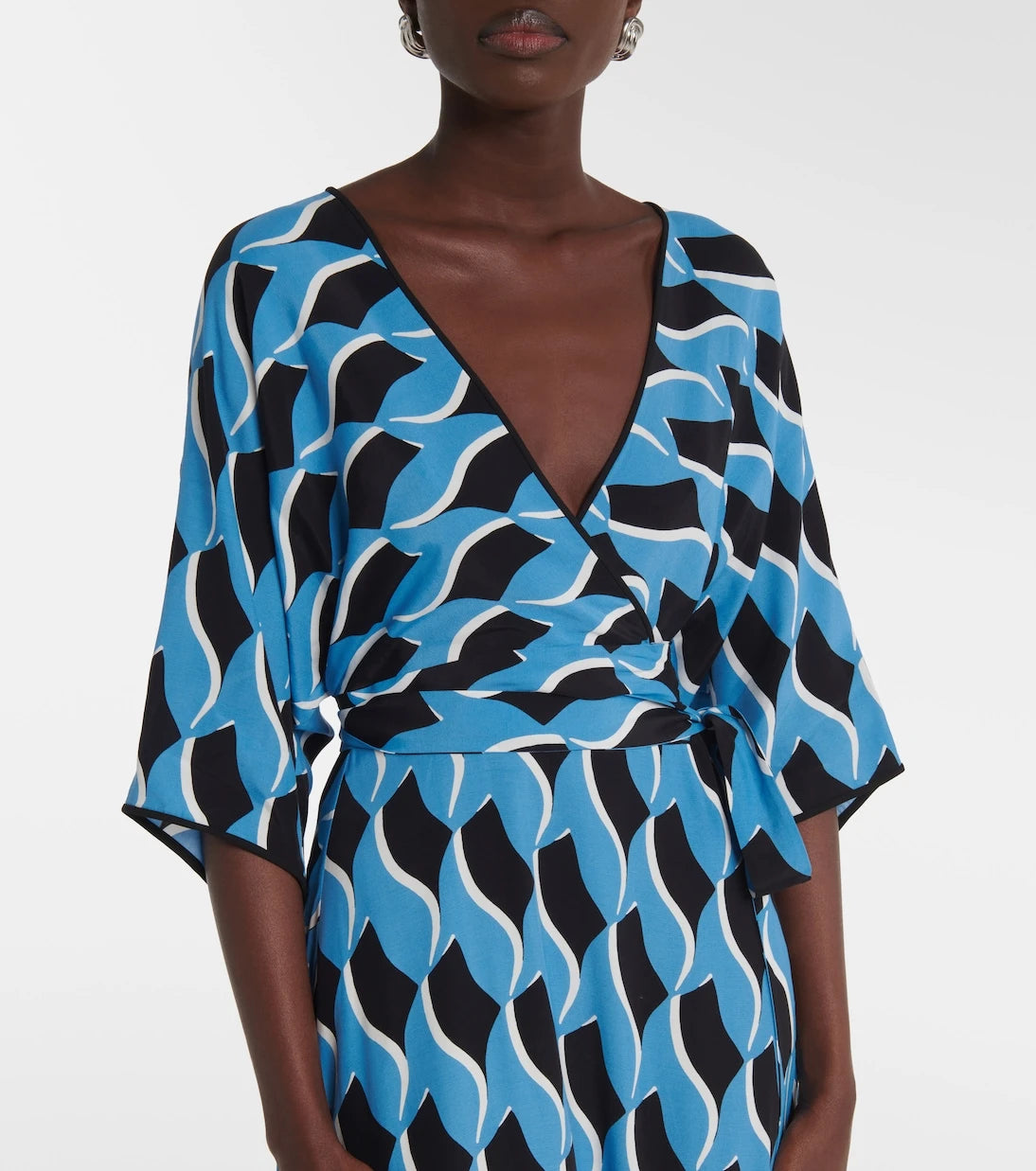 Diane von Furstenberg - Eloise printed crêpe maxi dress