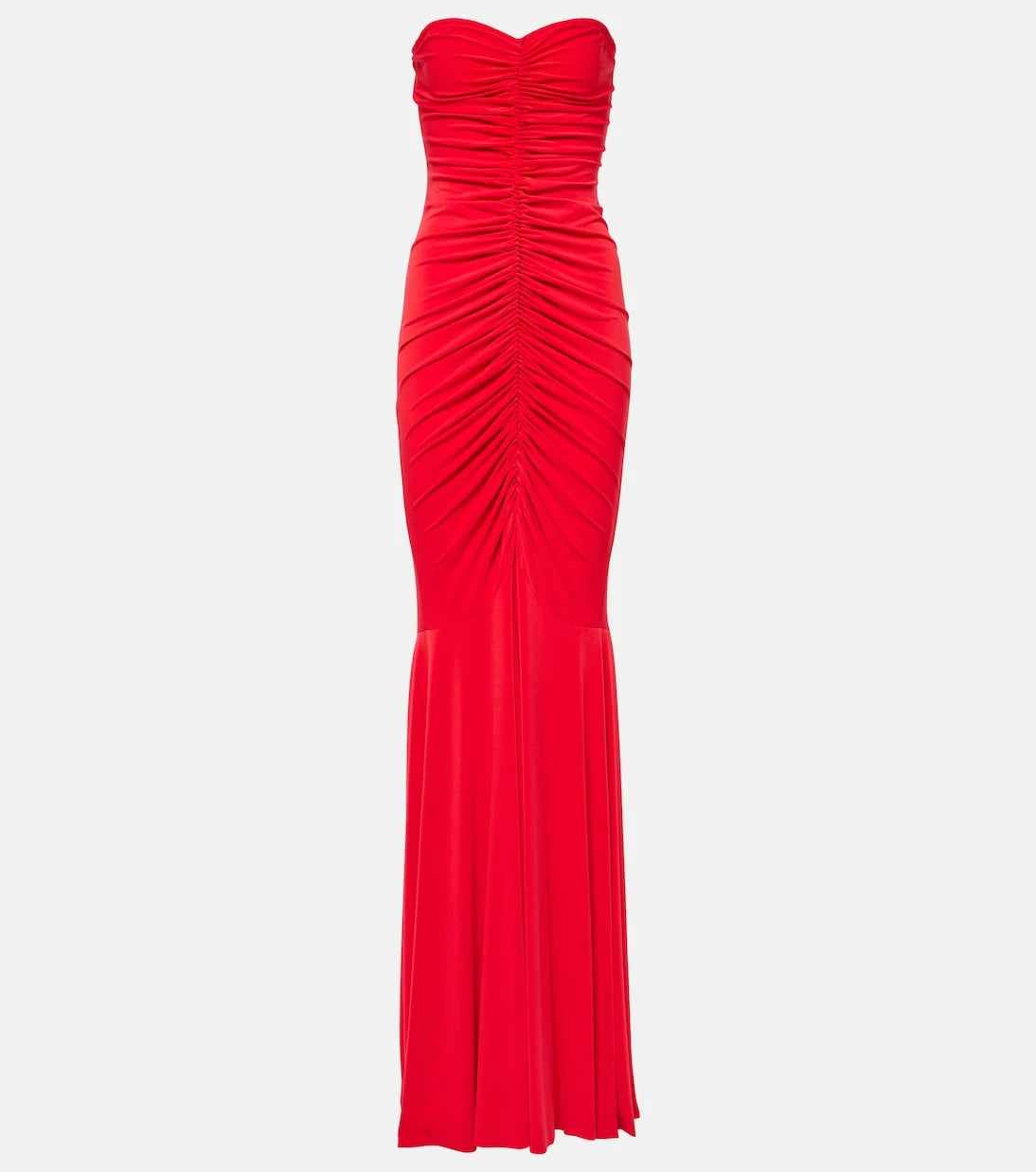 Norma Kamali - Ruched strapless gown
