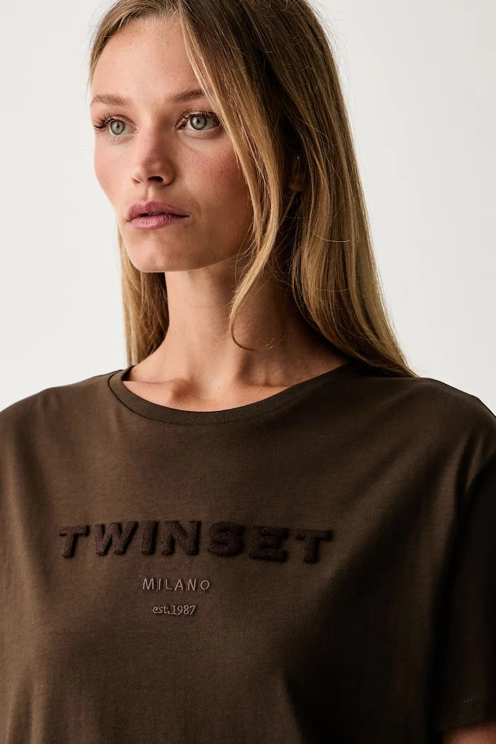 Twinset kadın pamuklu tişört