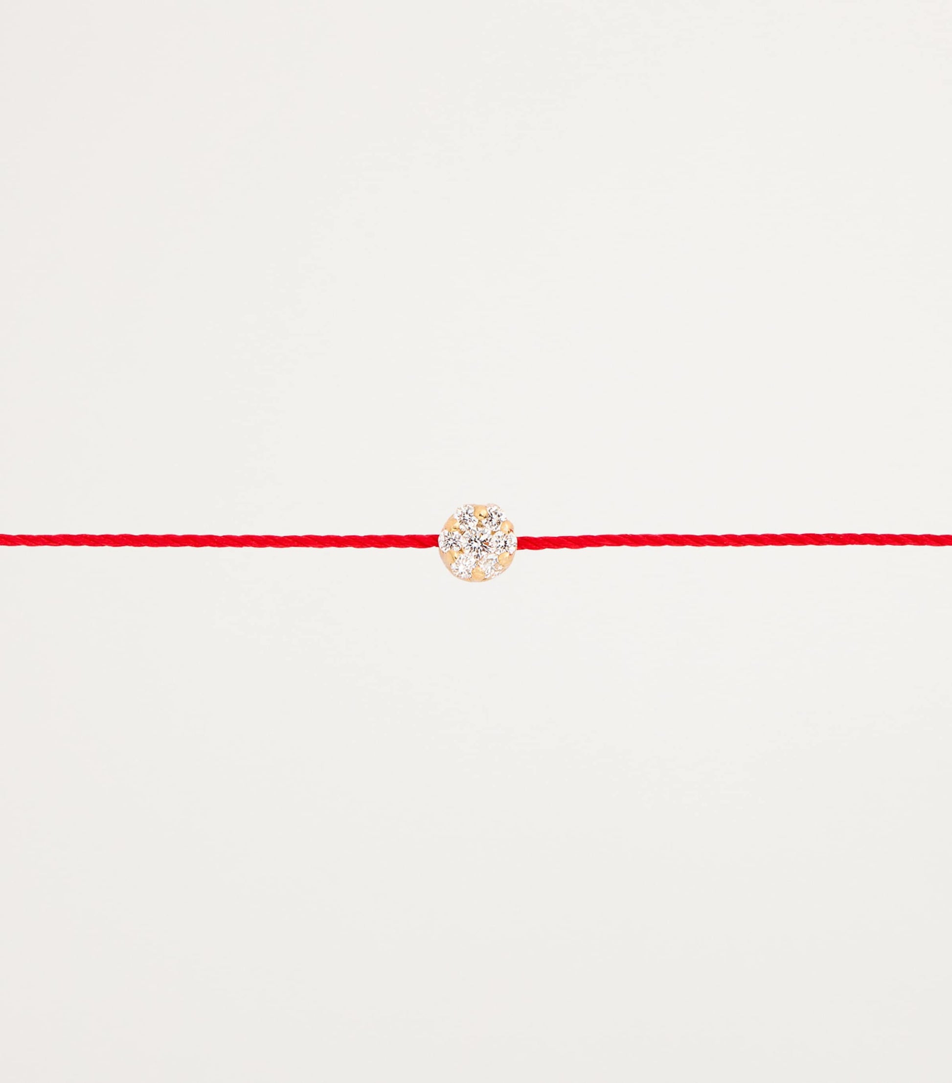 Yellow Gold and Diamond Illusion Bracelet (17.5cm)