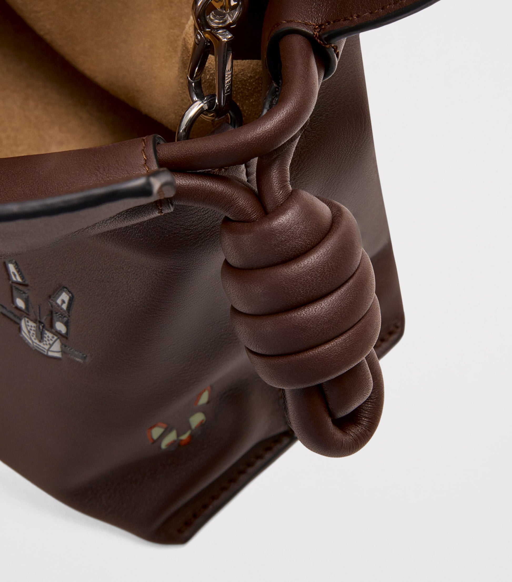 LOEWE x Louis Wain Medium Leather Flamenco Shoulder Bag