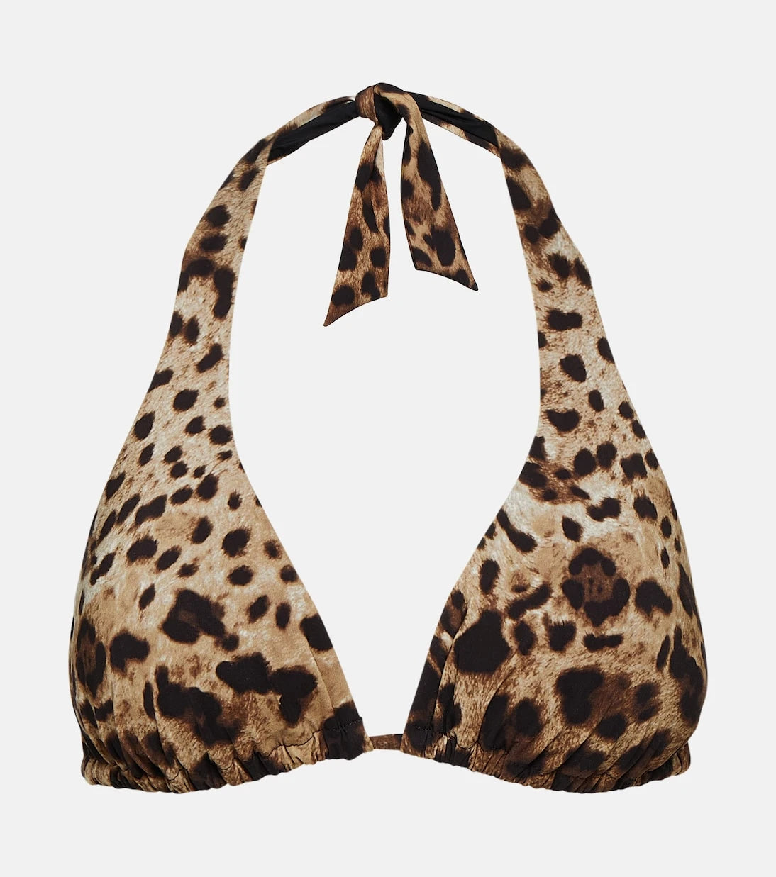 Dolce&Gabbana - Leopard-print bikini top