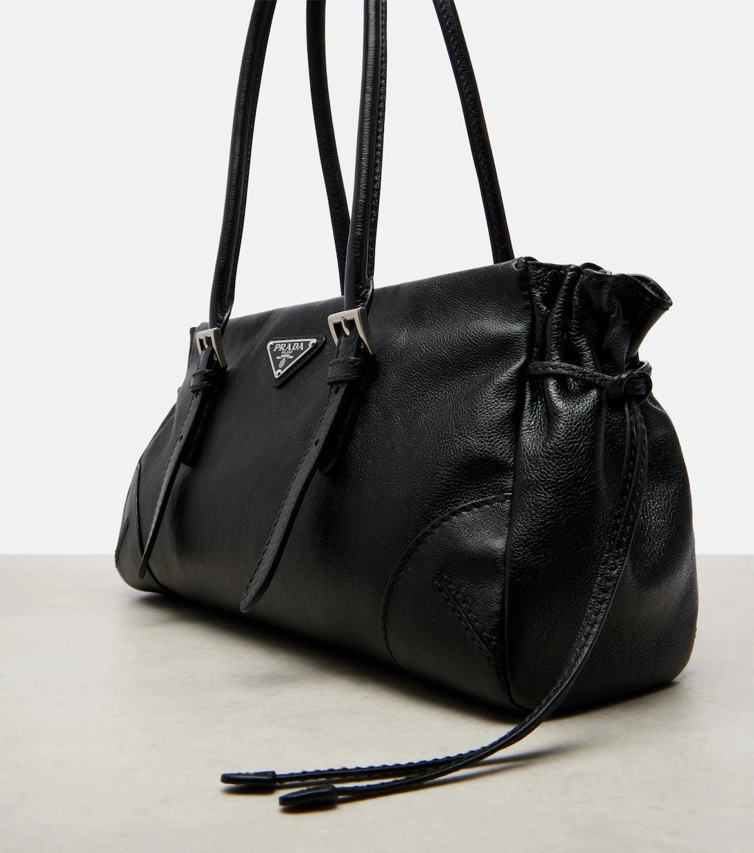 Prada - Prada Bonnie Medium leather tote bag