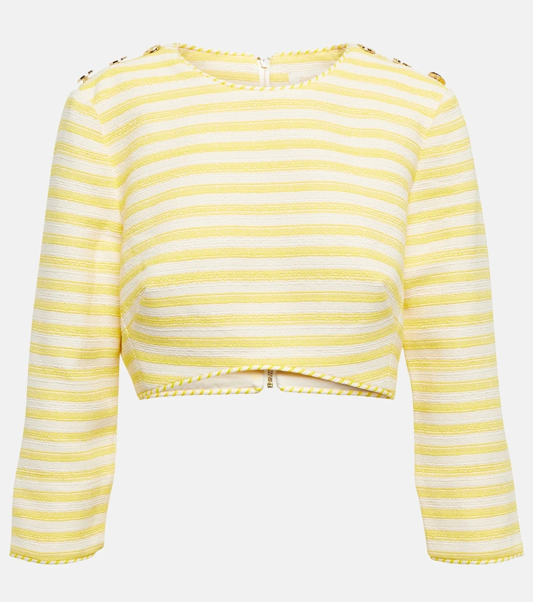 Zimmermann - Hide Tide striped crop top