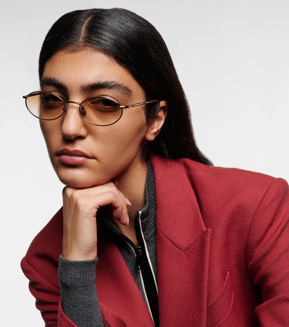 Brunello Cucinelli - Timeless Reflections round sunglasses