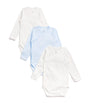Set of 3 Organic Cotton Bodysuits (1-12 Months)