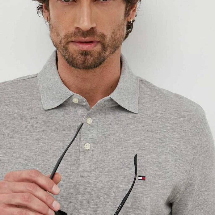 Памучна тениска с яка Tommy Hilfiger