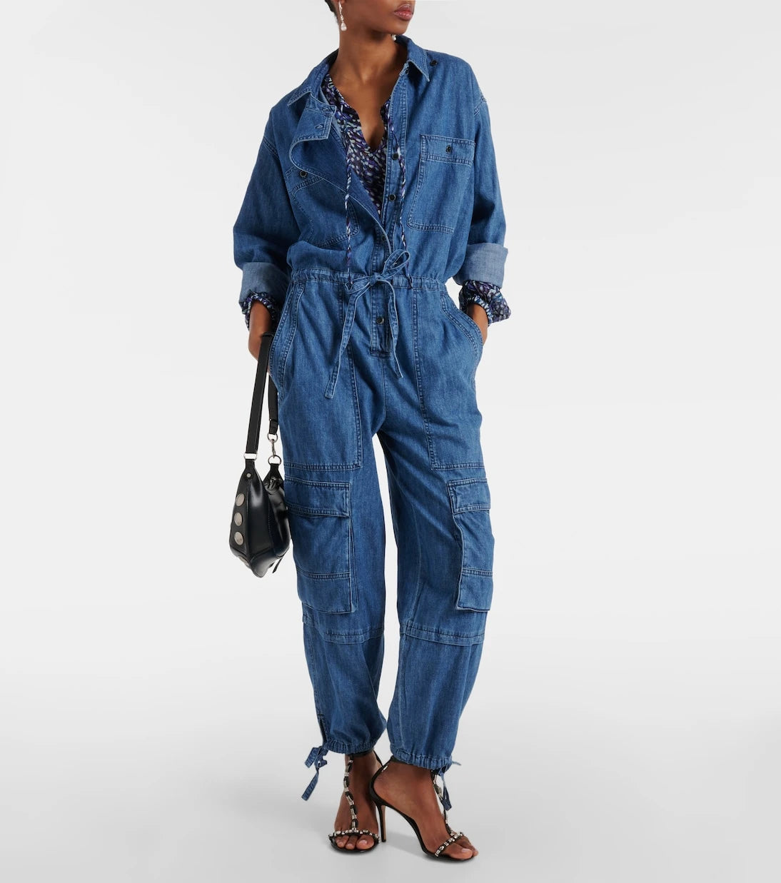 Marant Etoile - Idany denim jumpsuit