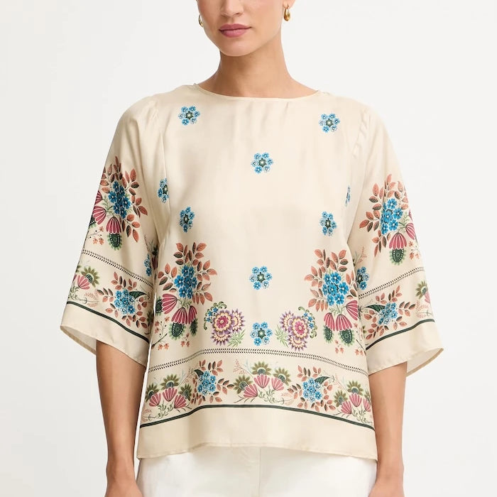 Weekend Max Mara блуза дамска от коприна SAMBA